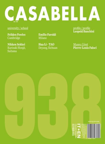 Casabella – Ottobre 2022 Cover