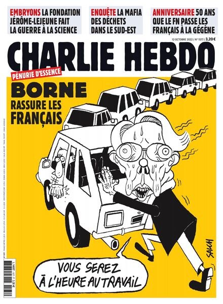 Charlie Hebdo – 12 Octobre 2022 Cover