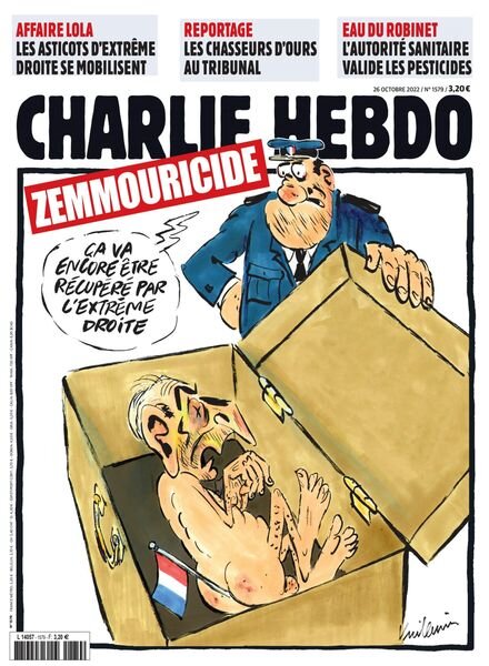Charlie Hebdo – 26 Octobre 2022 Cover