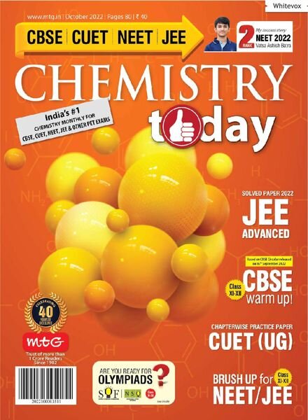 Chemistry Today – October 2022 Cover