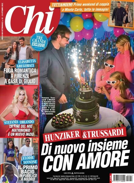 Chi – 19 ottobre 2022 Cover