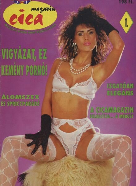 Cica Magazin Hungary – n. 1 1995 Cover