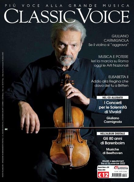 Classic Voice – Ottobre 2022 Cover