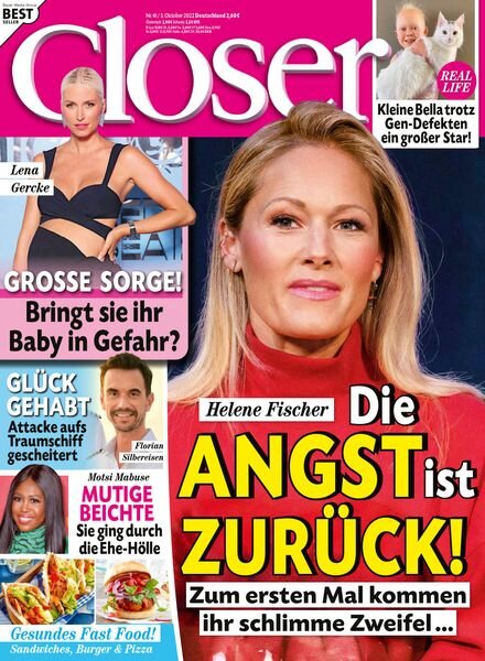 Closer Germany – 5 Oktober 2022 Cover