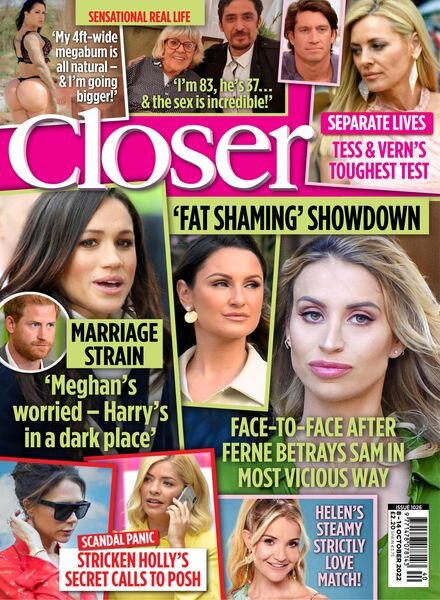 Closer UK – 12 October 2022 Cover
