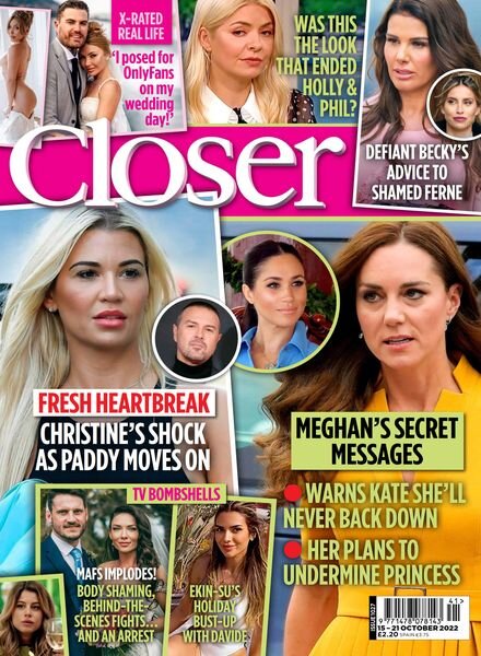 Closer UK – 19 October 2022 Cover