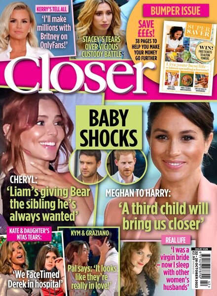 Closer UK – 26 October 2022 Cover