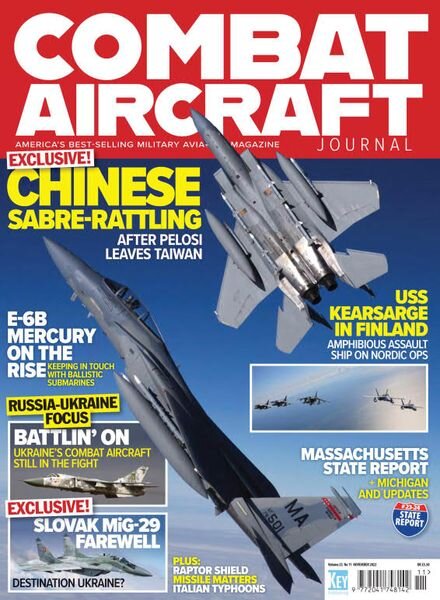 Combat Aircraft – November 2022 Cover