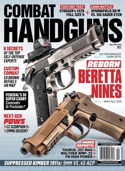 Combat Handguns – January 2023 Cover