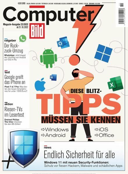 Computer Bild Germany – 21 Oktober 2022 Cover