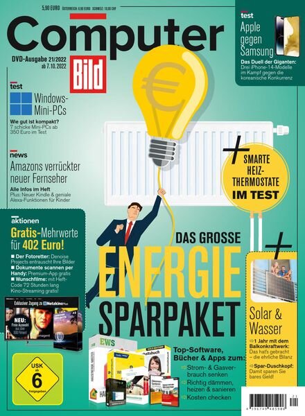 COMPUTER BILD mit DVD – 07 Oktober 2022 Cover