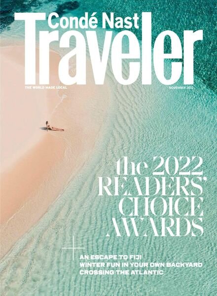 Conde Nast Traveler USA – November 2022 Cover