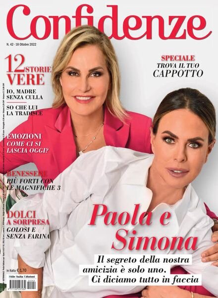 Confidenze – 18 ottobre 2022 Cover