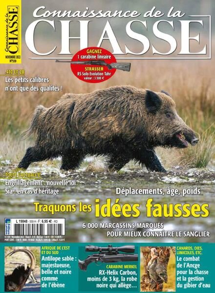 Connaissance de la Chasse – Novembre 2022 Cover