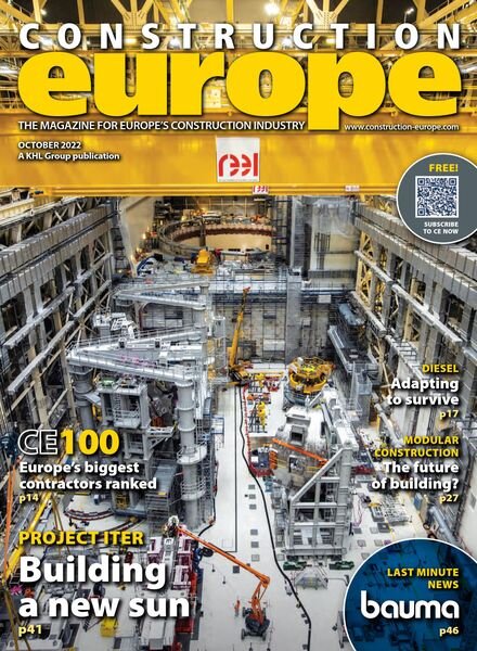 Construction Europe – October 2022 Cover