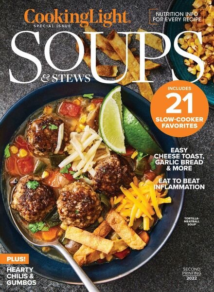 Cooking Light Soups & Stews – September 2022 Cover
