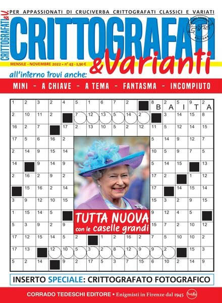 Crittografati & Varianti – novembre 2022 Cover