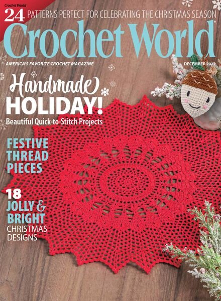 Crochet World – December 2022 Cover