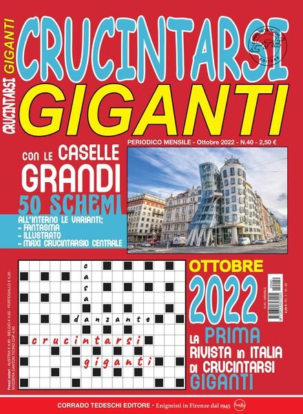 Crucintarsi Giganti – 07 ottobre 2022 Cover