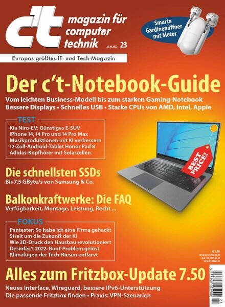 c’t – 21 Oktober 2022 Cover