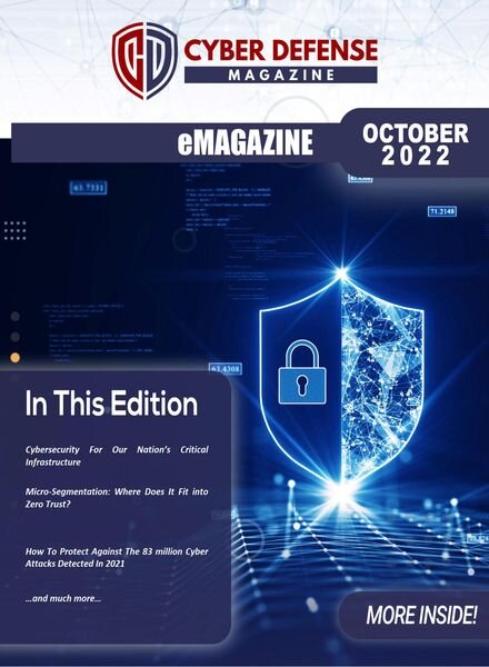 Cyber Defense Magazine – October 2022 Cover