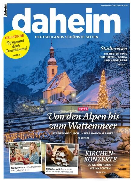 Daheim – November 2022 Cover