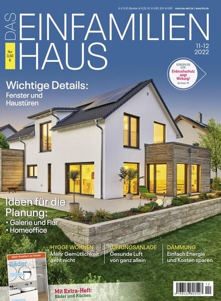 Das Einfamilienhaus – November-Dezember 2022 Cover