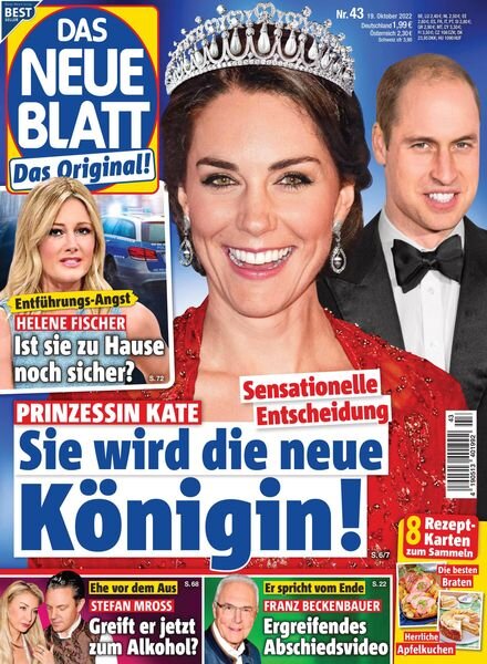 Das Neue Blatt – 19 Oktober 2022 Cover
