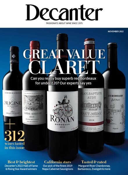 Decanter UK – November 2022 Cover