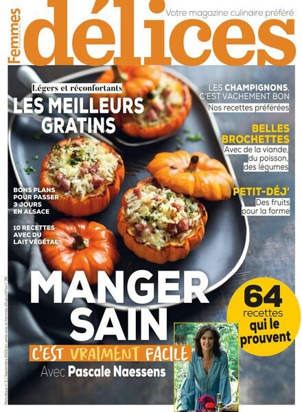 Delices de Femmes d’Aujourd’hui N 11 – Septembre 2022 Cover