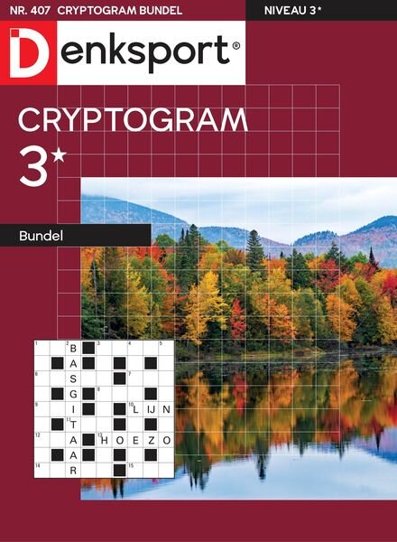 Denksport Cryptogrammen 3 bundel – 20 oktober 2022 Cover