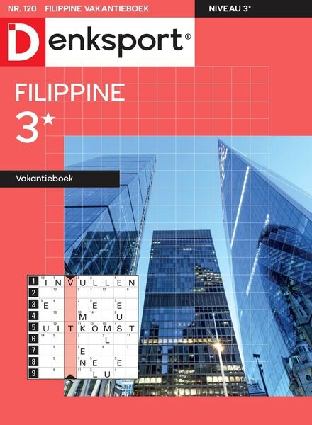 Denksport Filippine 3 Vakantieboek – oktober 2022 Cover