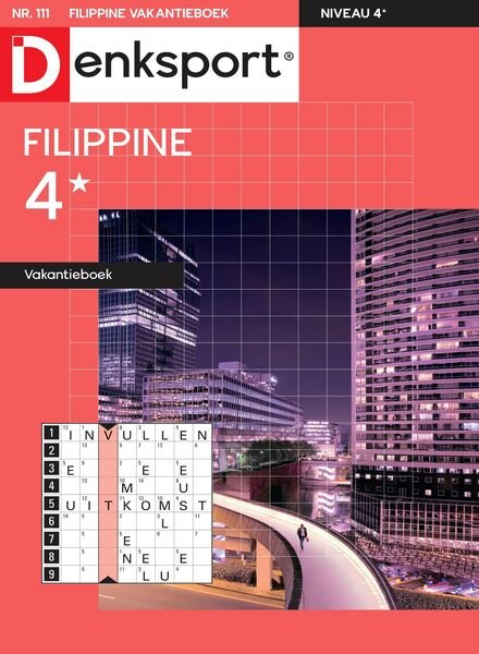 Denksport Filippine 4 Vakantieboek – oktober 2022 Cover