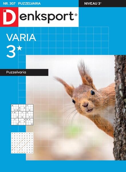 Denksport Varia 3 Puzzelvaria – 27 oktober 2022 Cover