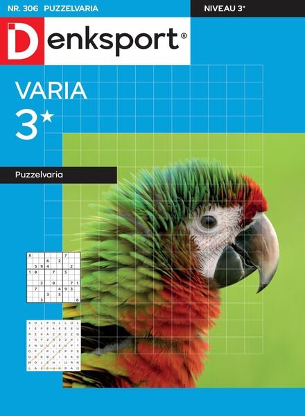 Denksport Varia 3 Puzzelvaria – 29 september 2022 Cover