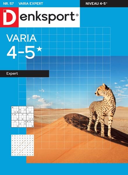 Denksport Varia expert 4-5 – 13 oktober 2022 Cover
