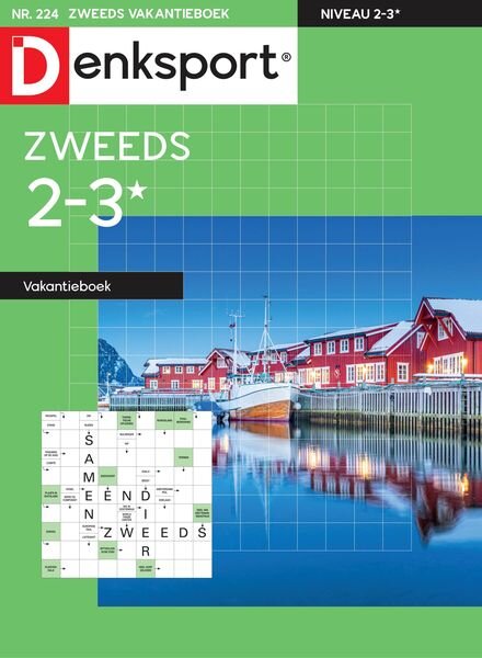 Denksport Zweeds 2-3 vakantieboek – 20 oktober 2022 Cover