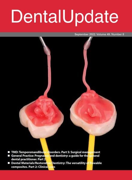 Dental Update – September 2022 Cover