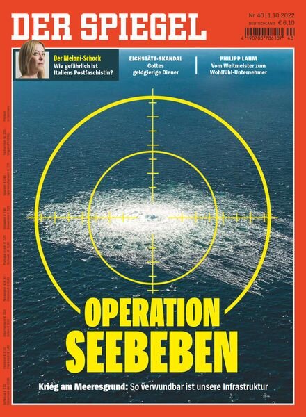DER SPIEGEL – 01 Oktober 2022 Cover