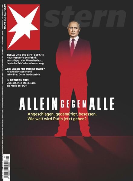 Der Stern – 29 September 2022 Cover