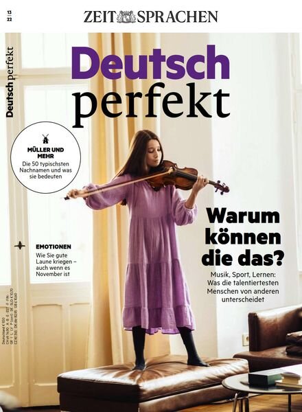 Deutsch Perfekt – Nr 13 2022 Cover