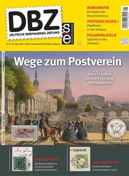 Deutsche Briefmarken-Zeitung – 30 September 2022 Cover