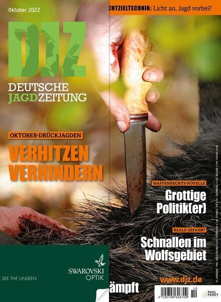 Deutsche Jagdzeitung – Oktober 2022 Cover