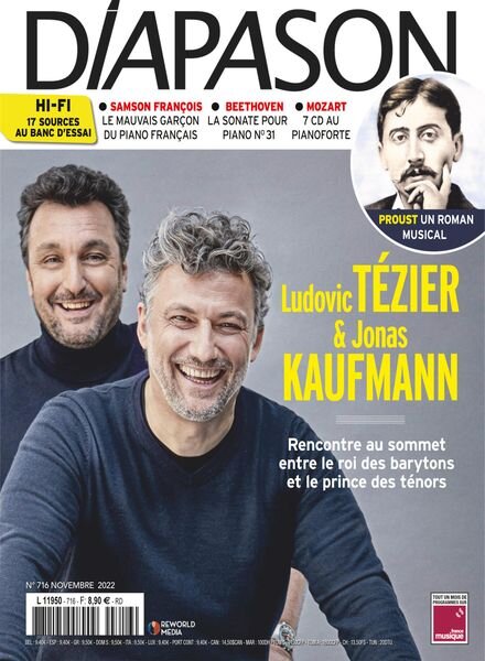 Diapason – novembre 2022 Cover