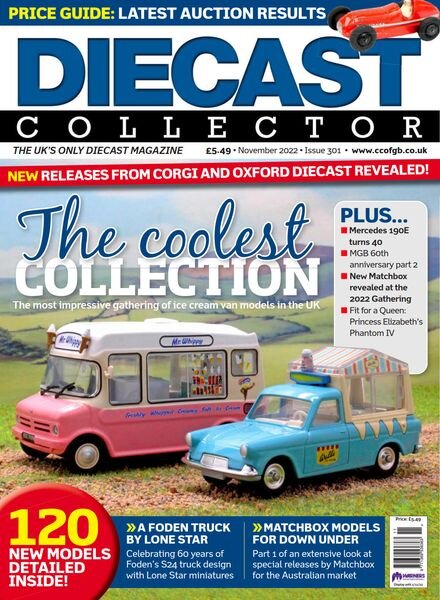 Diecast Collector – Issue 301 – November 2022 Cover