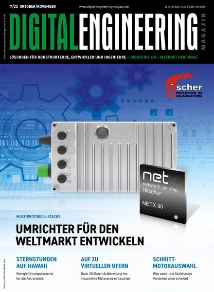 Digital Engineering Germany – Oktober 2022 Cover