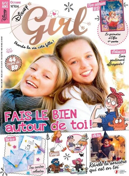 Disney Girl – octobre 2022 Cover