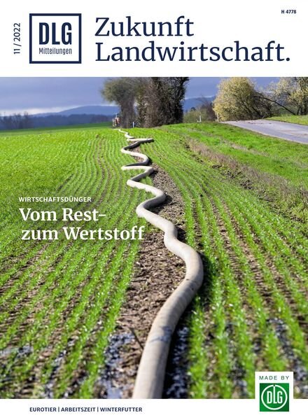 DLG Mitteilungen – Oktober 2022 Cover
