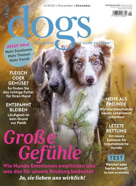 Dogs – November 2022 Cover