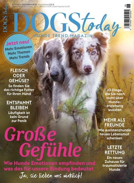 Dogs Today Germany – November-Dezember 2022 Cover